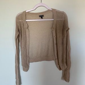 Gold cardigan